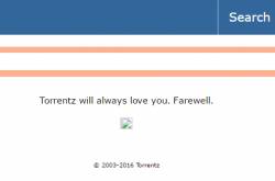 Torrents will always love you, Farewell.