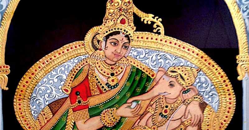 Traditional Mysore Paintings By Shobana Udayasankar