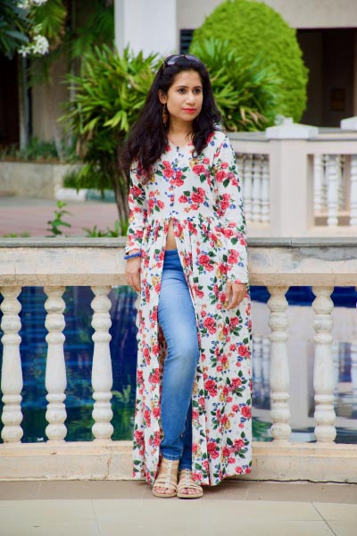 TrendSpot: Long Slit Maxi Top