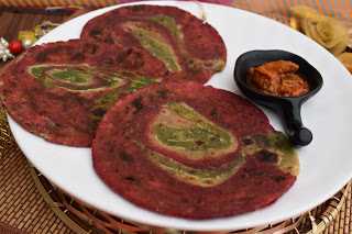 Tricolour Lachha Paratha