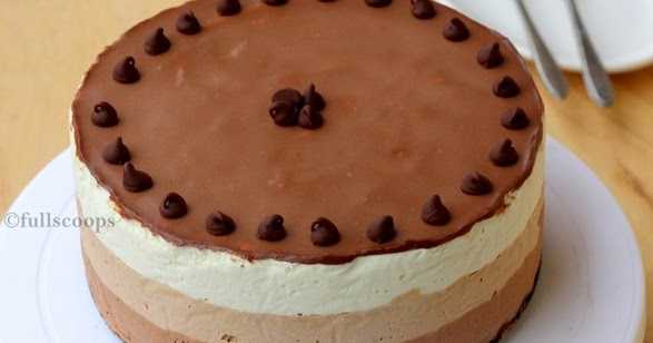 Triple Chocolate Mousse Cake