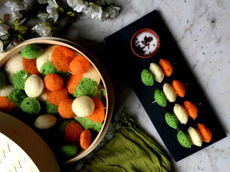 Triple Tasty Rava Idli | Naturally Tricolour Rava Idli -Video Recipe