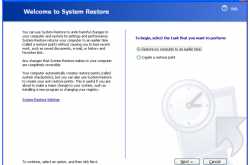 Troubleshoot: System Restore