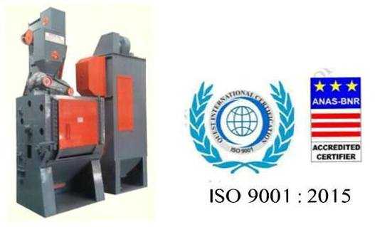 Tumblast Shot Blasting Machine With A Height Of 9 Ft Only