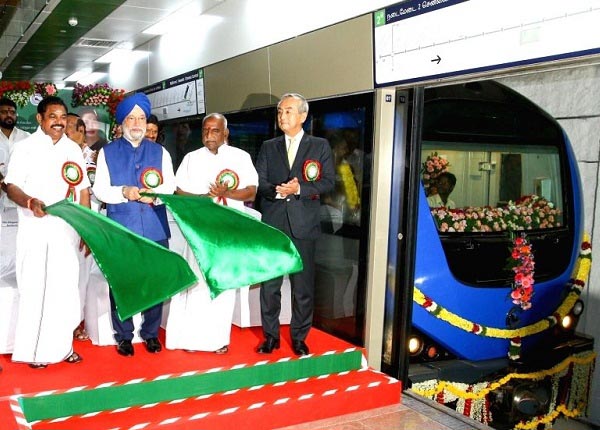 Two Chennai Metro Sections Inaugurated To AG-DMS And Central