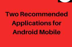 Two Recommended Apps for Android Mobiles|YouApp,2019