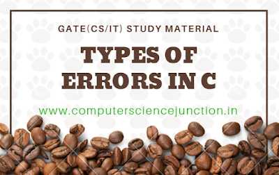Types Of Errors In C Programming