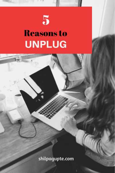 U - Unplug For Your Peace Of Mind #AtoZChallenge