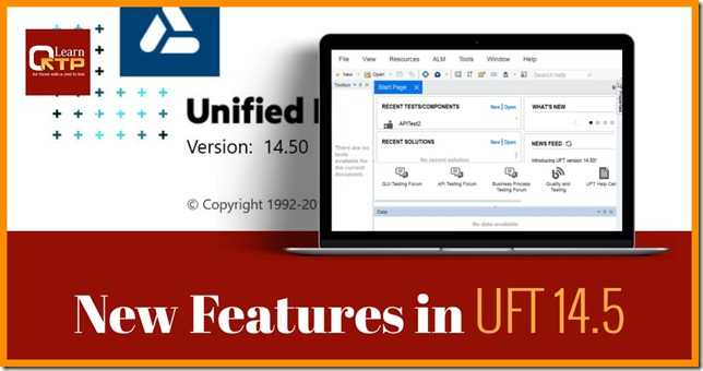 UFT 14.50 - A Complete List Of New Features | LearnQTP