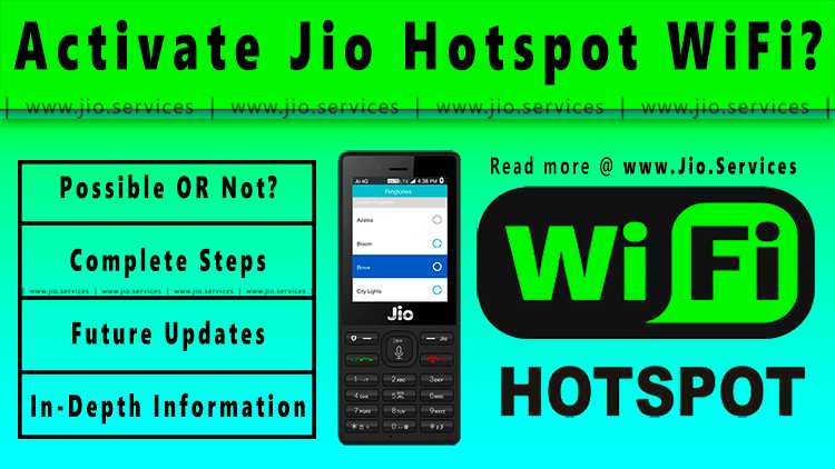 UPDATED! Steps To Activate Jio Hotspot WiFi In Jio Phone {EASILY}
