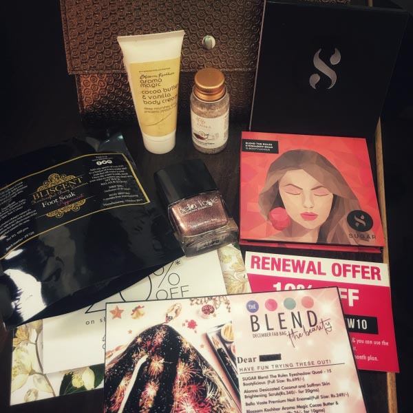 Unboxing- ‘Blend The Beauty’ Fab Bag Dec’17