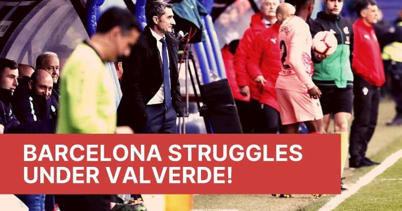 Under Valverde Another Mediocre Season Beckons Barcelona, Eibar Result Is A Showcase Of That!
