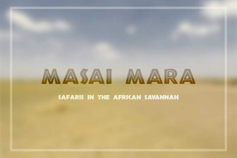 Upamanyu • Masai Mara