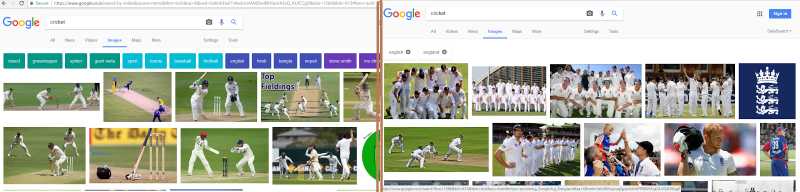 Updated Google Image Search Options