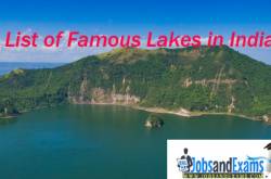 Updated list of State wise Lakes in India -JobsandExams