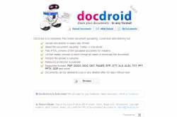 Upload, Convert and Share your Documents - DocDroid