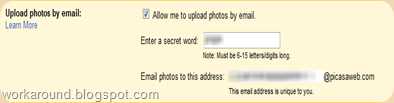 Uploading Photos To Picasa By Email