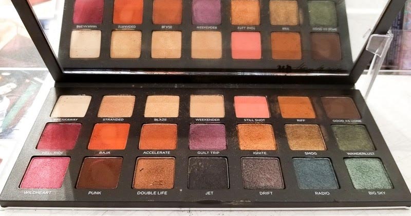 Urban Decay Born To Run Eyeshadow Palette - Swatches