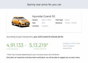 Used Car Valuation | Check Used Car Value Online | Spinny