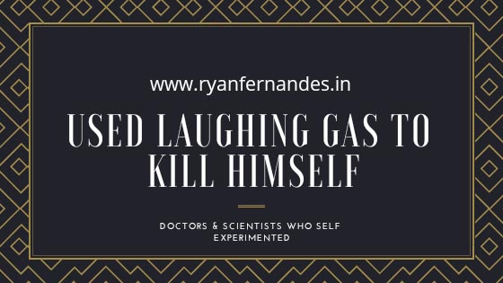 Used Laughing Gas To Kill Himself!