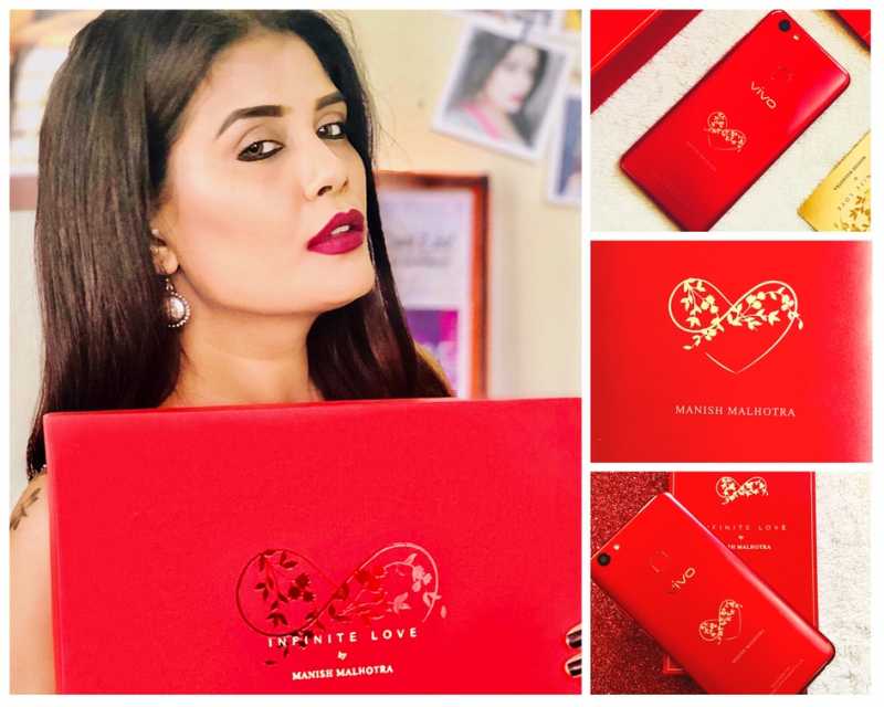 VIVO Launches Vivo V7+ Infinite Red Limited Edition In Collaboration With Manish Malhotra - Makeup And Body Blog