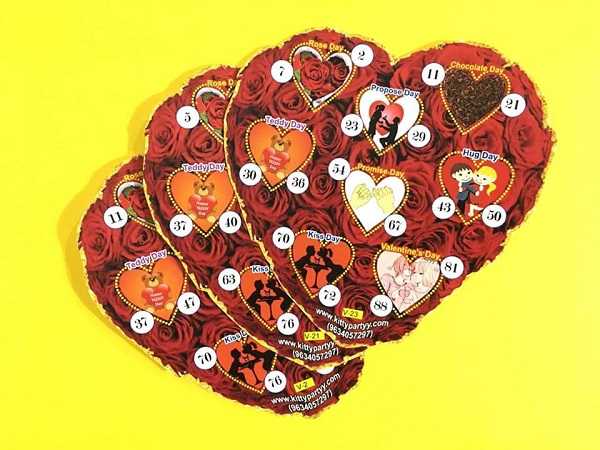 Valentines Theme Tambola Games For Your Valentines Day Kitty Party