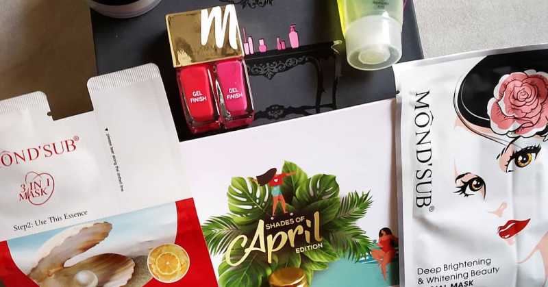 Vanitycask Unboxing/Review Of April 2018 - Shades Of April Edition