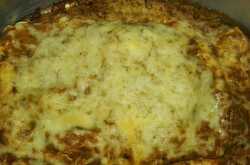 Veg Lasagne-with a blend of home made bechamel sauce and pesto sauce!!