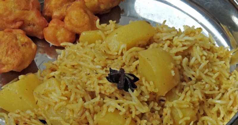 Vegan Aloo Pulao/Gluten Free Potato Pulao