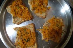 Vegan Carrot Open Toast