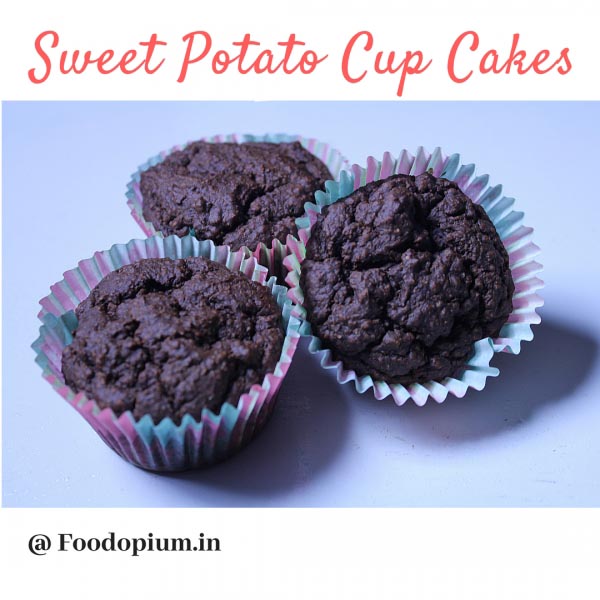Vegan Sweet Potato Chocolate Cupcakes - Food Opium