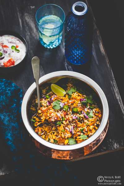 Vegetable Biryani And 9-Legume Fry - The Punjabi Way
