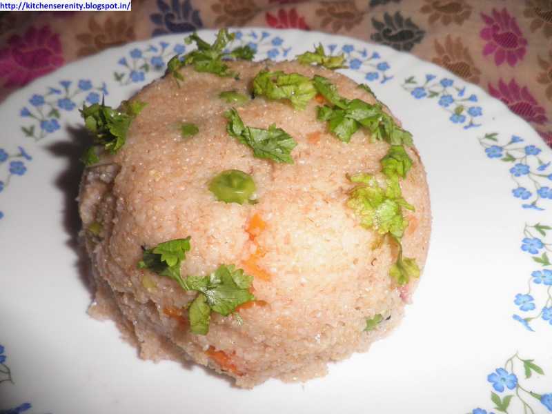 Vegetable Dalia Upma -  A Diabetic Awareness Post