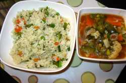 Vegetable Fried Rice - Chinese Style