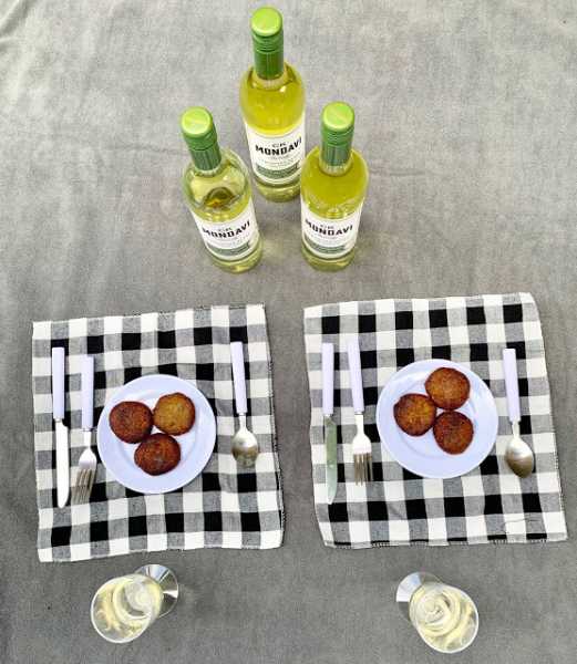 Vegetarian Shami Kebab Paired With CK Mondavi And Family Wines