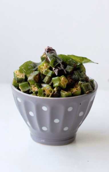 Vendakkai Poriyal, Ladies Finger Stir Fry, Indian Okra Recipe