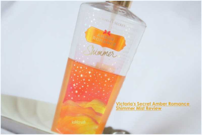 Victoria’s Secret Amber Romance Shimmer Mist Review