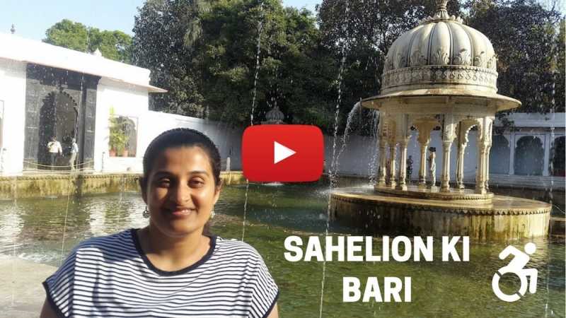 Video: Fountains @ Sahelion Ki Bari In Udaipur On My Wheelchair
