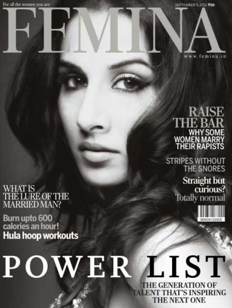 Vidya Balan On The Cover Of Femina - [September 2012]
