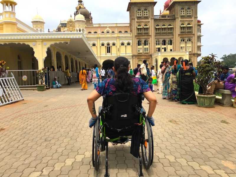 Visiting Mysore Palace In My Wheelchair - Wheelchair Wanderer