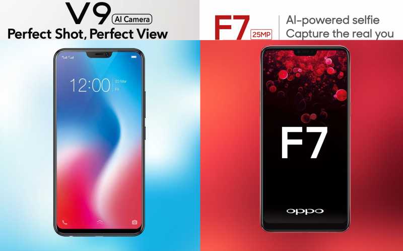 Vivo V9 Vs Oppo F7: It’s A Close Call