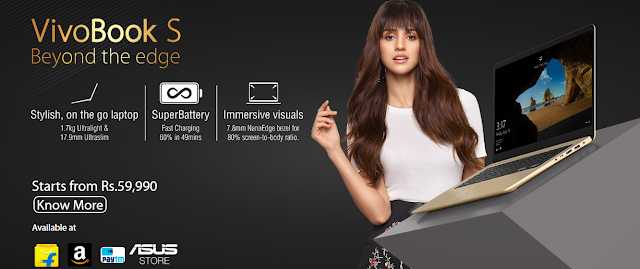 VivoBook S #BeyondTheEdge - A Notebook For Stylistas & Performers From #AsusIndia