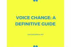 Voice Change: Passive and Active Voice - PARTS OF SPEECH