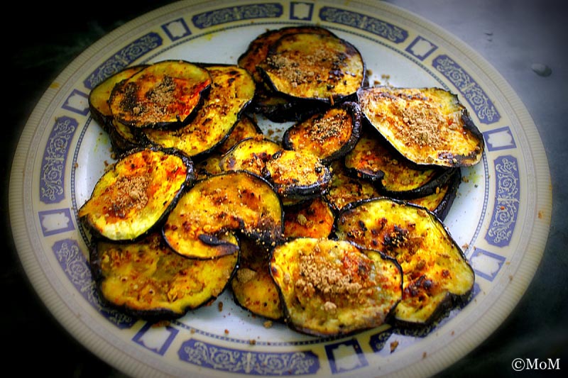 Voluptuous Aubergine Crisps