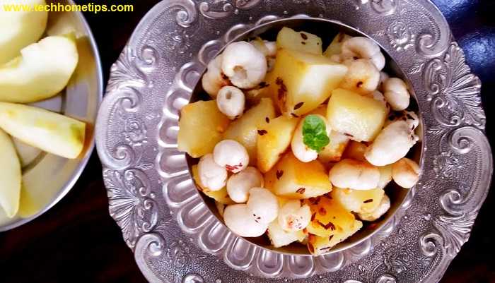 Vrat Special Aloo Makhana Dry Recipe | Techhometips.com