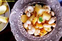 Vrat Special Aloo Makhana Dry Recipe | techhometips.com