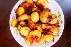 Vrat Special Tangy Baby Potato Dry | techhometips.com