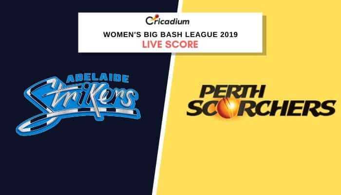WBBL 2019: Women’s BBL Match 25 ADSW Vs PRSW Live Cricket Score