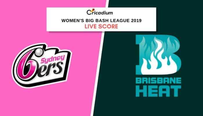 WBBL 2019: Women’s BBL Match 26 SYSW Vs BRHW Live Cricket Score