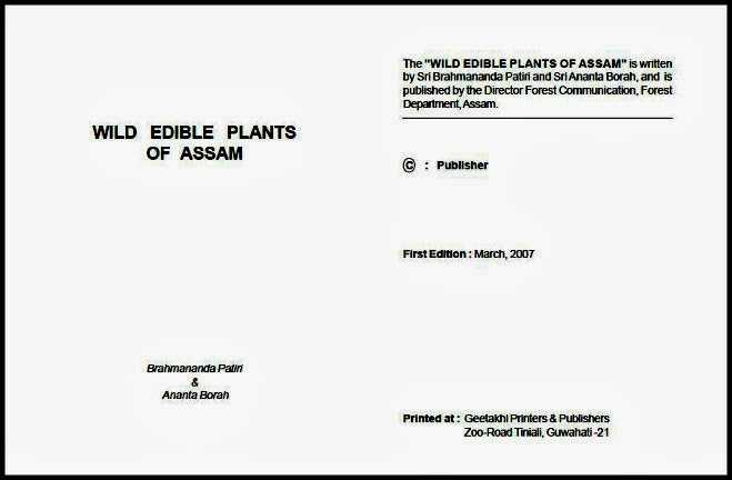 WILD EDIBLE PLANTS OF ASSAM